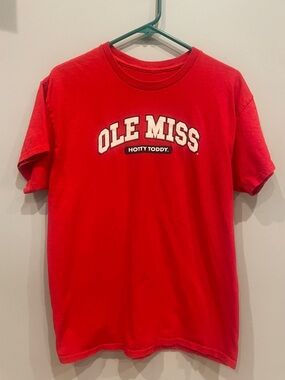 Ole Miss Red 'Hotty Toddy' Graphic Tee